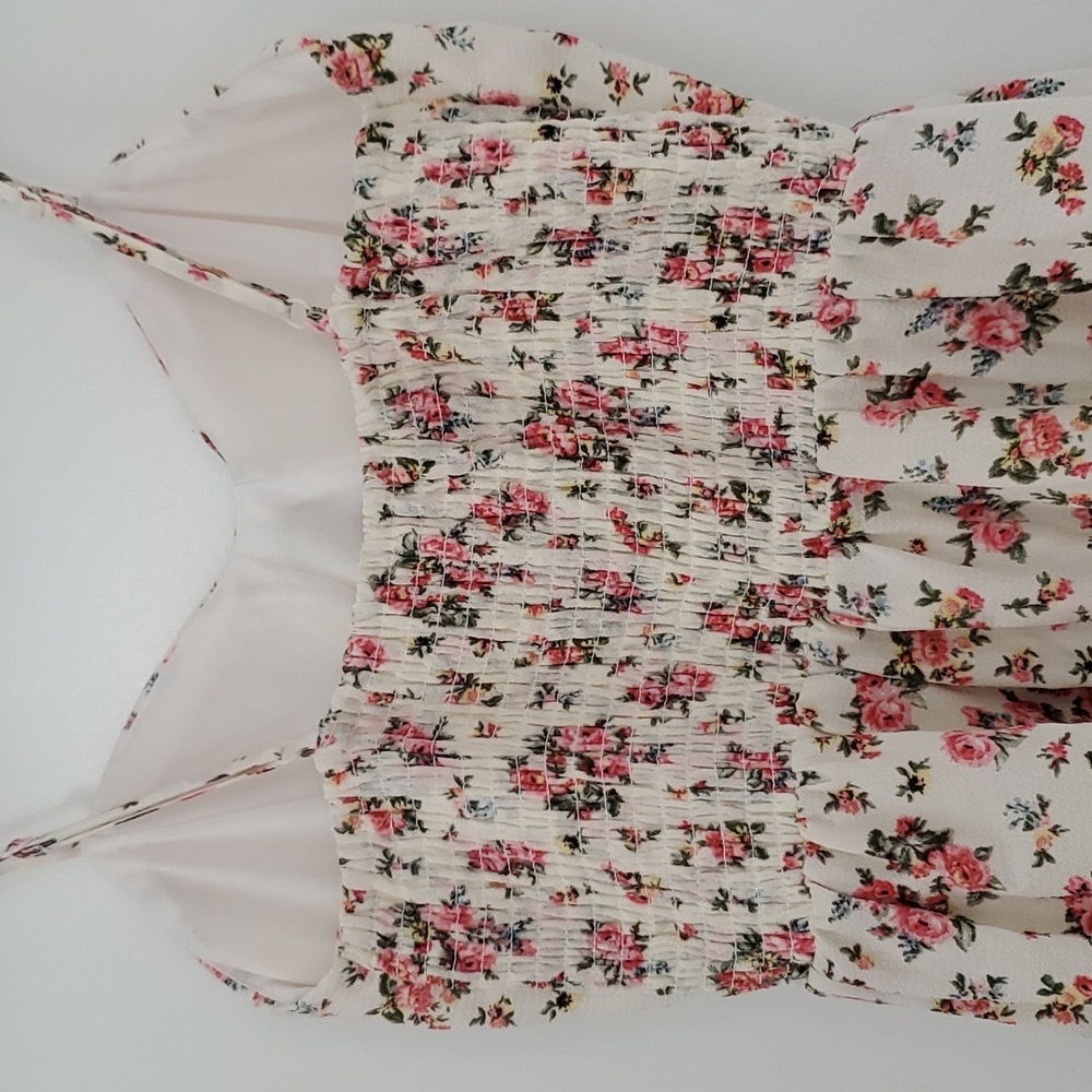 Springing Pink Roses Dress - Picture 4 of 4